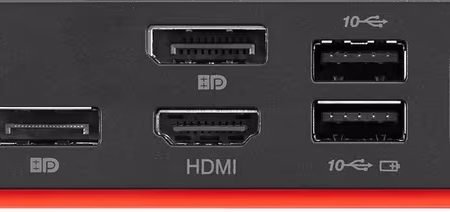 Käytetty siistikuntoinen Lenovo ThinkPad USB-C Dock Gen2 telakointiasema.